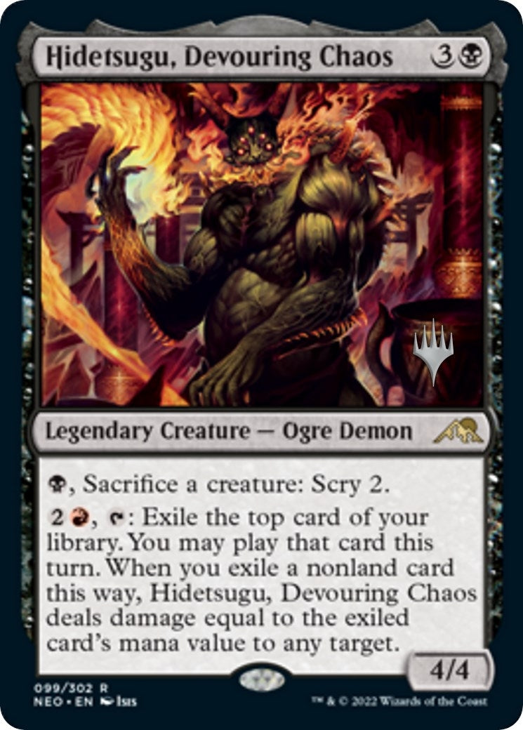 Image for Hidetsugu, Devouring Chaos (99) - Magic: The Gathering