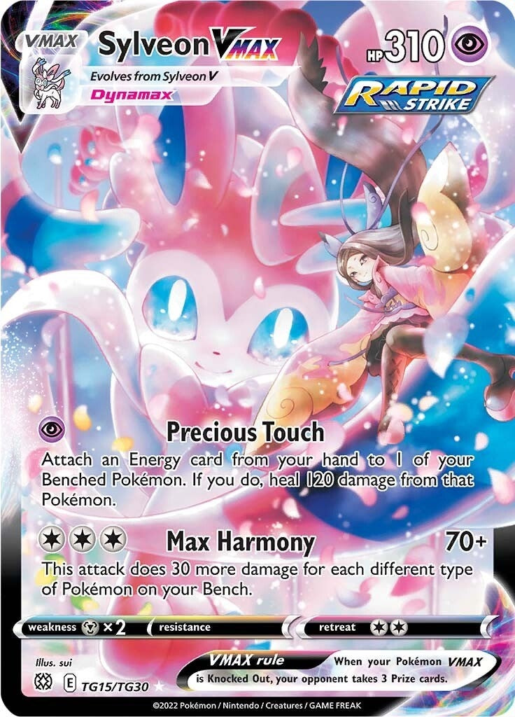 Image for Sylveon VMAX (TG15/TG30) (SWSH09:TG) - Pokemon