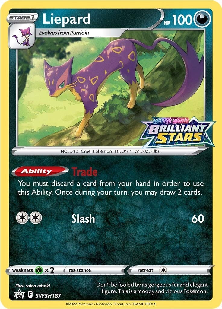 Image for Liepard - SWSH187 (SWSH187) (SWSD) - Pokemon