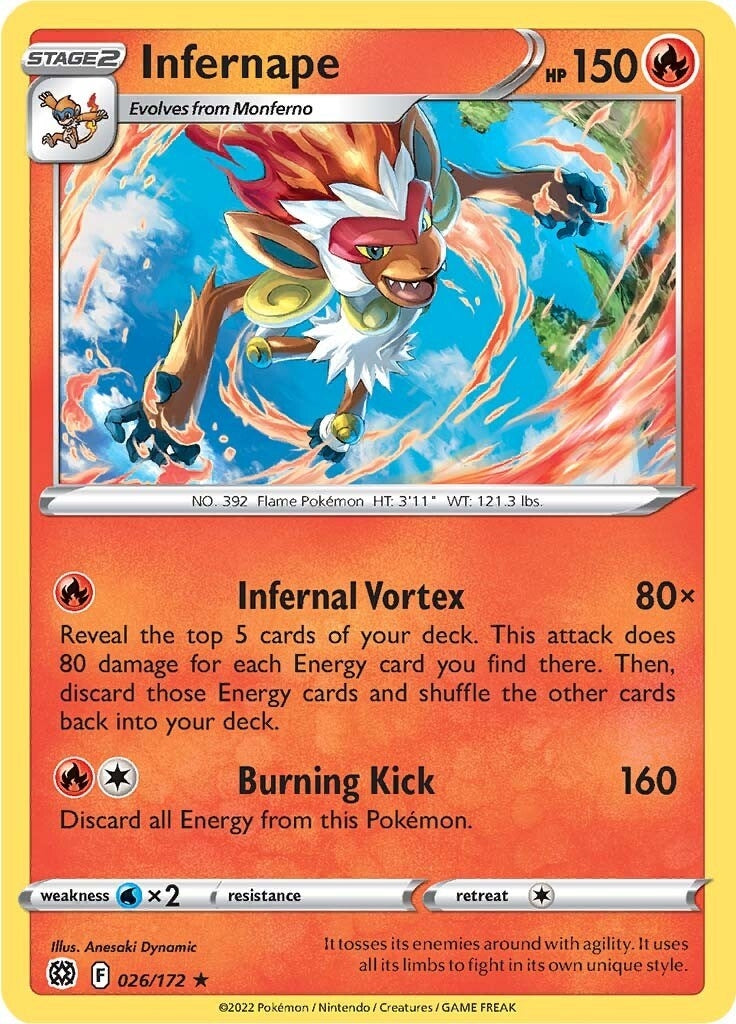 Image for Infernape (026/172) (PR) - Pokemon