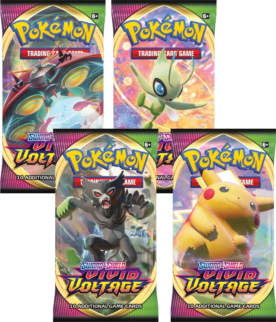 Image for Vivid Voltage Booster Pack Art Bundle [Set of 4] - Pokemon