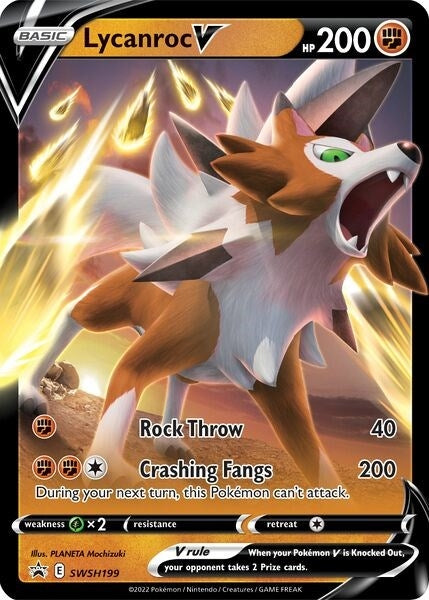 Image for Lycanroc V - SWSH199 (SWSH199) (SWSD) - Pokemon