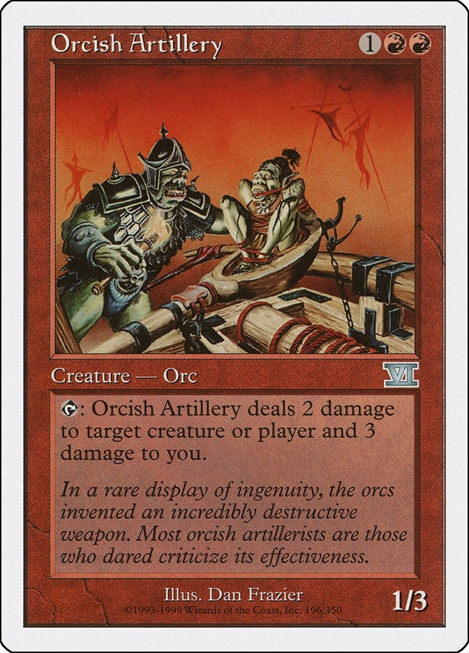 Image for Orcish Artillery (196) - Magic: The Gathering