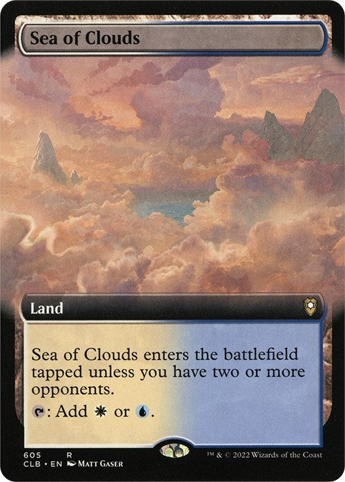 Image for Sea of Clouds (Extended Art) (605) (CLB) - Magic: The Gathering