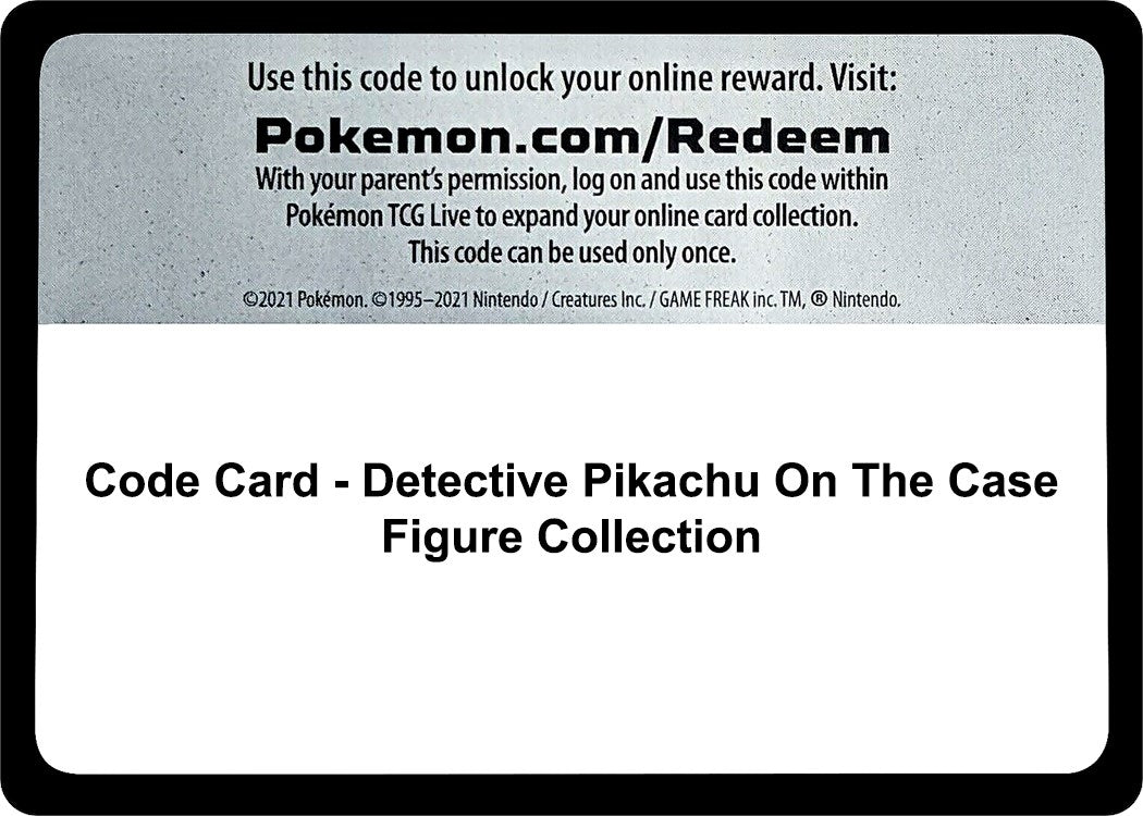 Image for Code Card - Detective Pikachu On The Case Figure Collection (DEP) - Pokemon