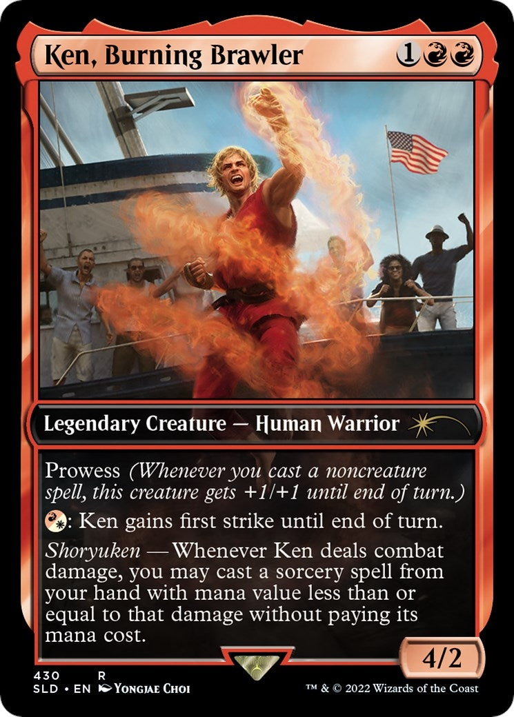 Image for Ken, Burning Brawler (430) - Magic: The Gathering
