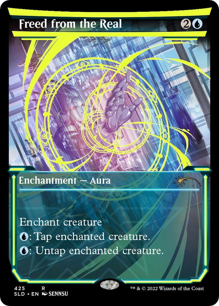 Image for Freed from the Real (Neon Yellow) (425) - Magic: The Gathering