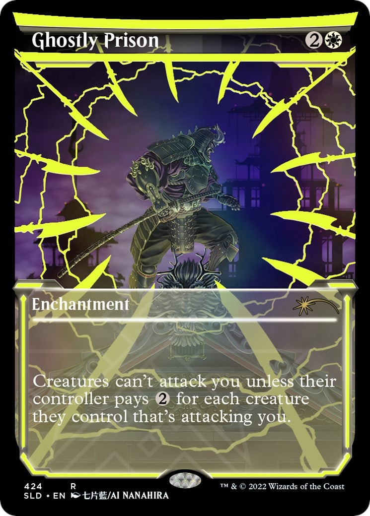 Image for Ghostly Prison (Neon Yellow) (424) - Magic: The Gathering