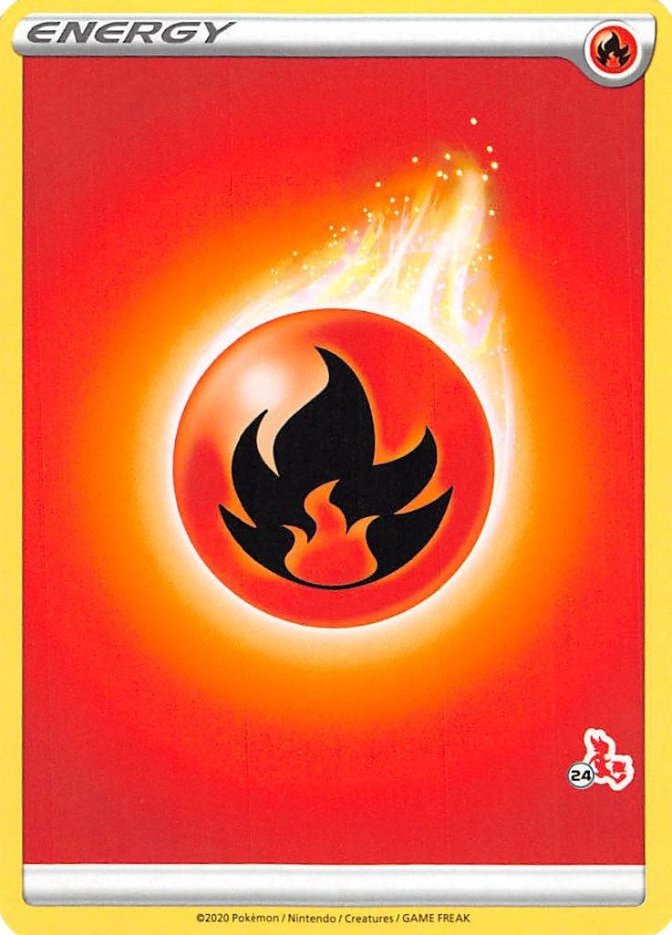 Image for Fire Energy (#24 Cinderace Stamped) (BA22) - Pokemon