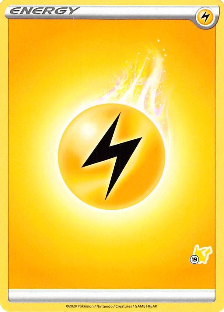 Image for Lightning Energy (#19 Pikachu Stamped) (BA22) - Pokemon