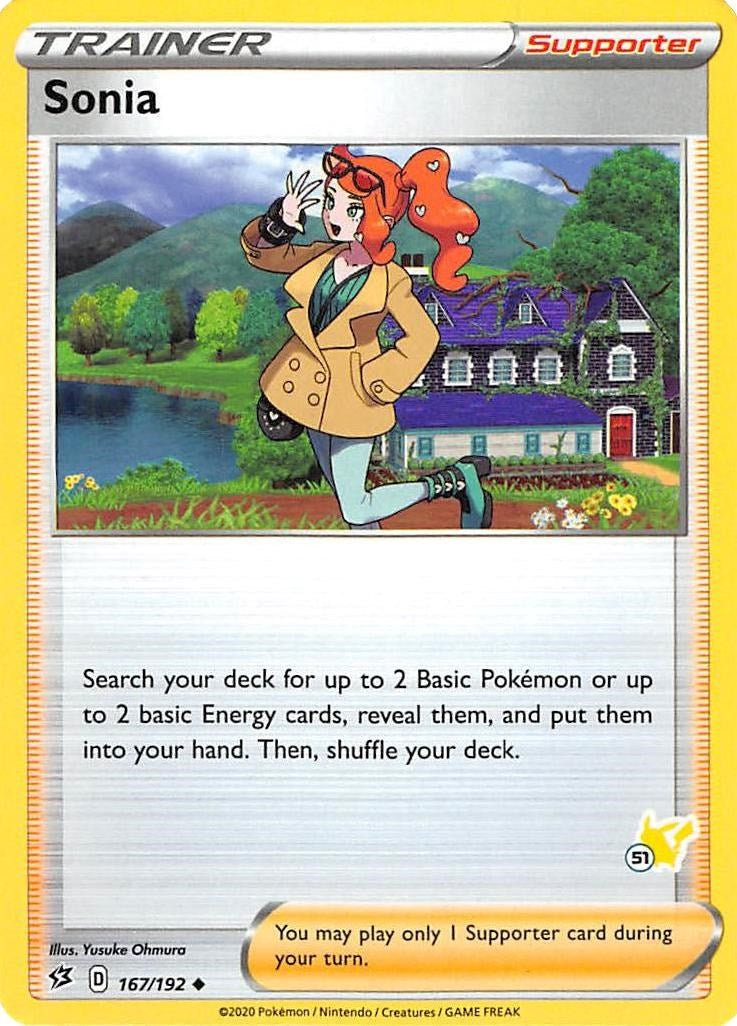 Image for Sonia - 167/192 (#51 Pikachu Stamped) (167/192) (BA22) - Pokemon