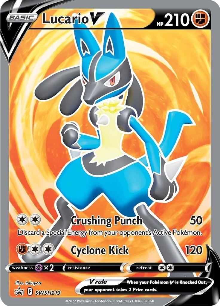 Image for Lucario V - SWSH213 (SWSH213) (SWSD) - Pokemon