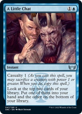Image for A Little Chat (47) (SNC) - Magic: The Gathering