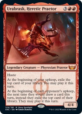 Image for Urabrask, Heretic Praetor (129) - Magic: The Gathering