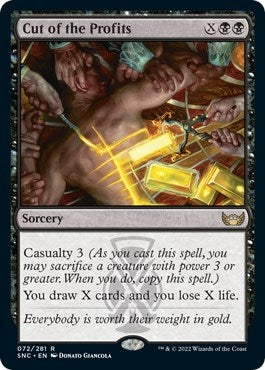 Image for Cut of the Profits (72) (SNC) - Magic: The Gathering