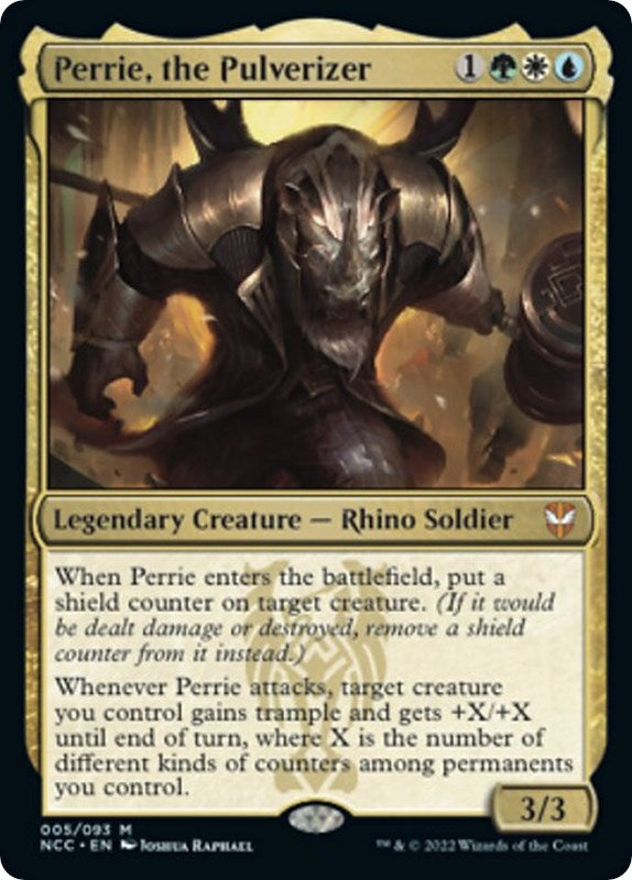 Image for Perrie, the Pulverizer (5) (NCC) - Magic: The Gathering