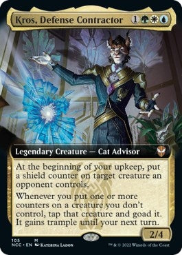 Image for Kros, Defense Contractor (Extended Art) (105) - Magic: The Gathering