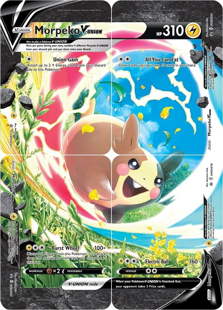 Image for Morpeko V-Union [Set of 4] (SWSH218) (SWSD) - Pokemon