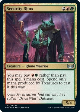 Image for Security Rhox (220) - Magic: The Gathering