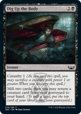 Image for Dig Up the Body (76) - Magic: The Gathering