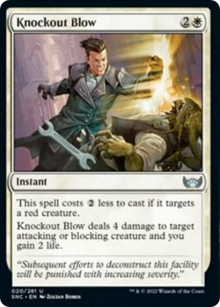 Image for Knockout Blow (20) (SNC) - Magic: The Gathering