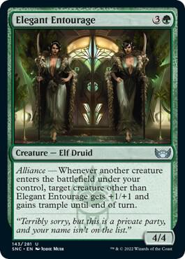 Image for Elegant Entourage (143) - Magic: The Gathering