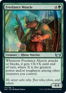 Image for Freelance Muscle (147) - Magic: The Gathering