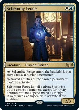 Image for Scheming Fence (219) - Magic: The Gathering