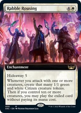 Image for Rabble Rousing (Extended Art) (409) - Magic: The Gathering