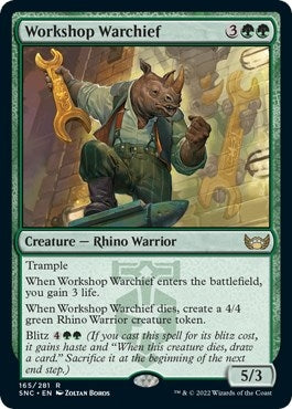 Image for Workshop Warchief (165) - Magic: The Gathering