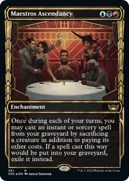 Image for Maestros Ascendancy (Gilded Foil) (381) (SNC) - Magic: The Gathering