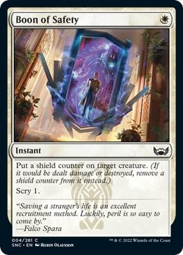Image for Boon of Safety (4) - Magic: The Gathering