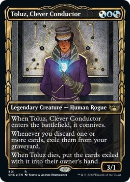 Image for Toluz, Clever Conductor (Gilded Foil) (401) (SNC) - Magic: The Gathering