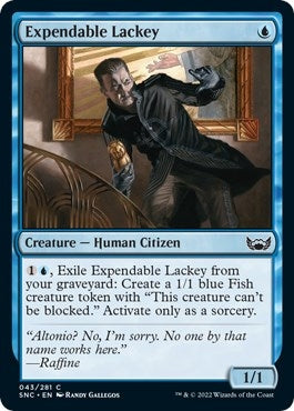 Image for Expendable Lackey (43) - Magic: The Gathering