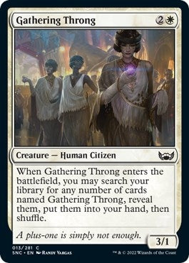 Image for Gathering Throng (13) - Magic: The Gathering