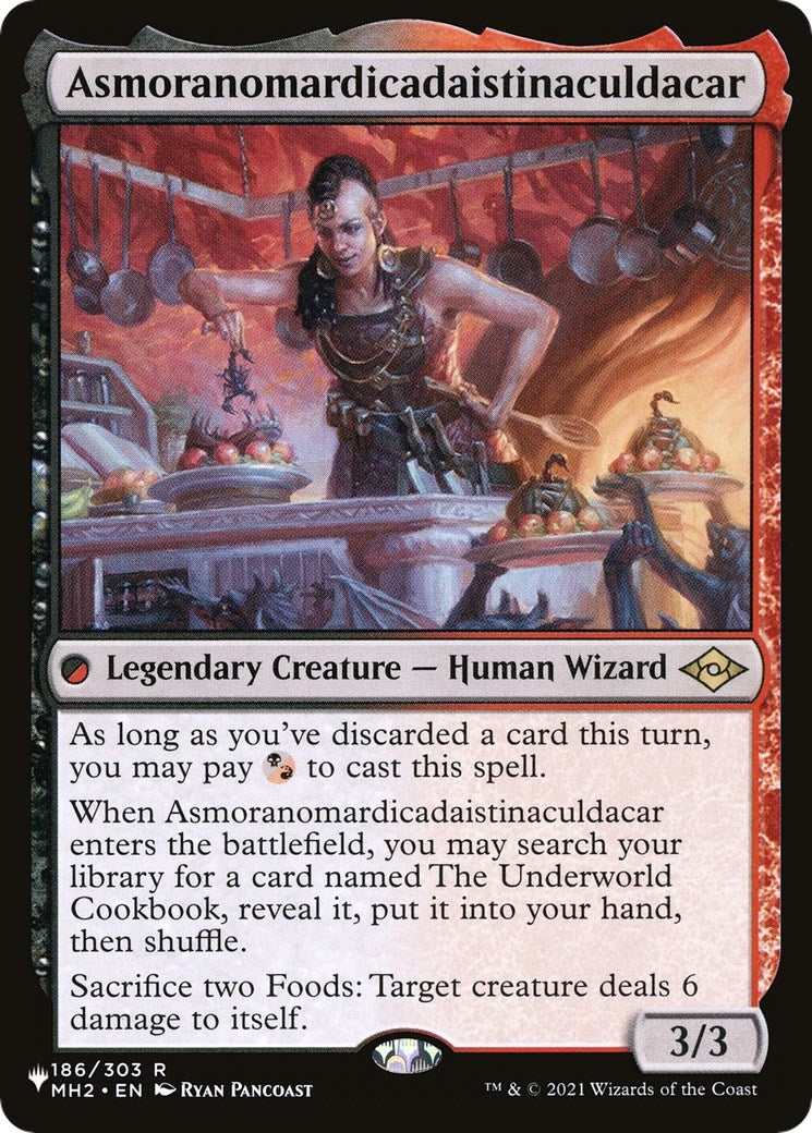 Image for Asmoranomardicadaistinaculdacar (186/303) (LIST) - Magic: The Gathering