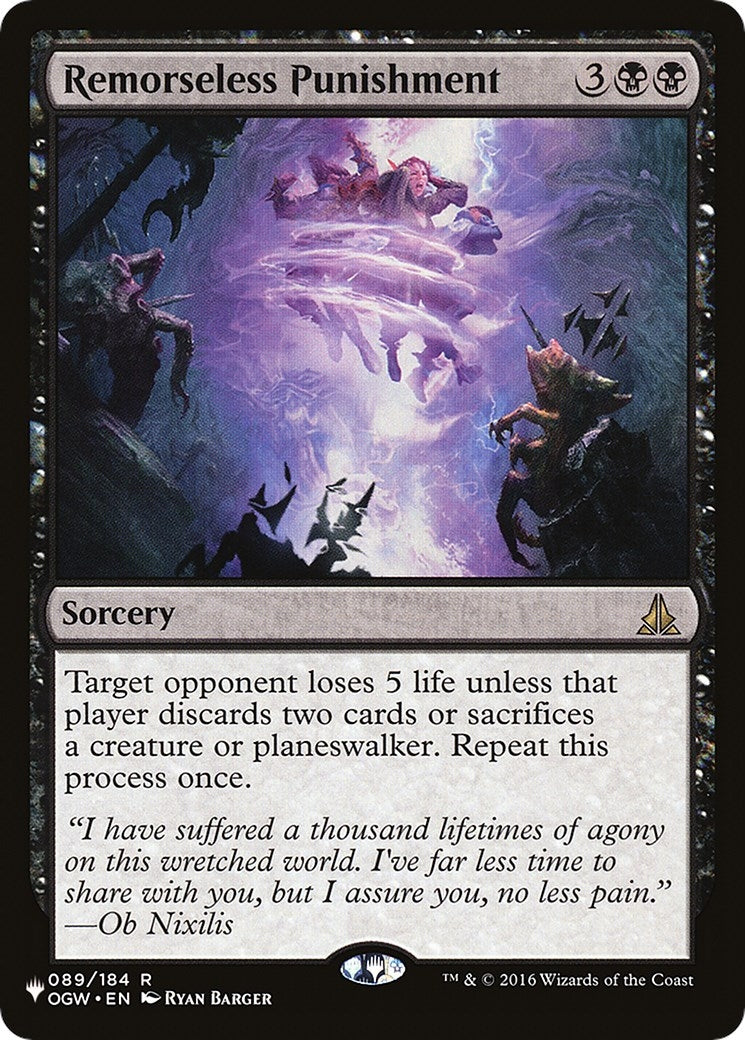 Image for Remorseless Punishment (089/184) - Magic: The Gathering