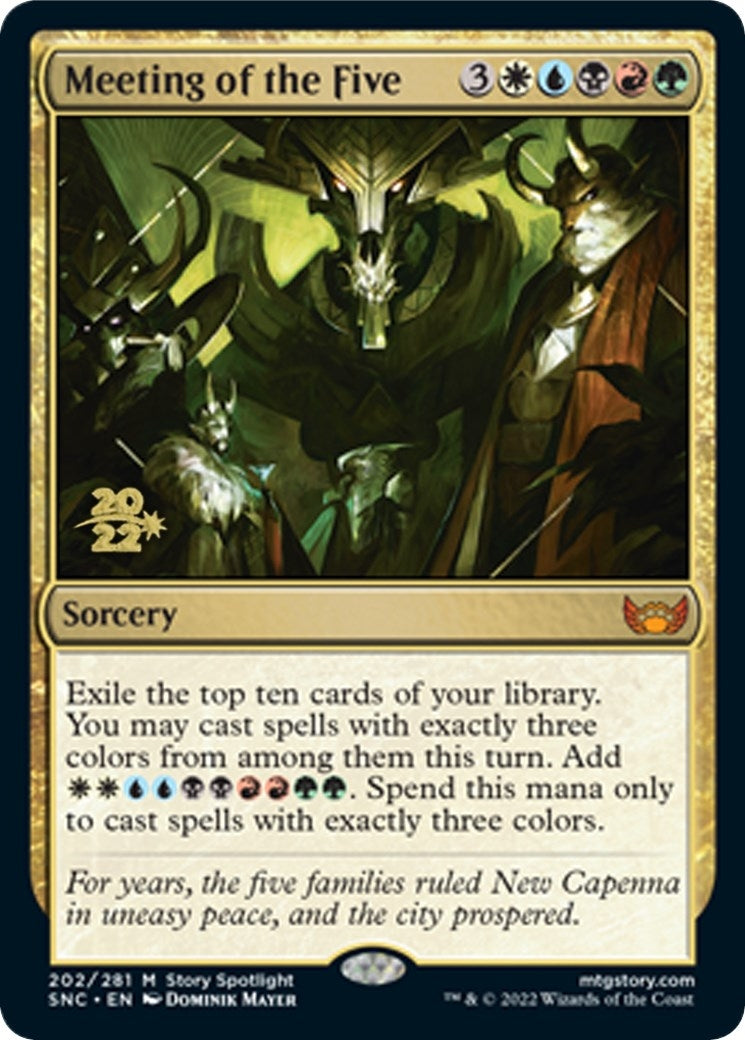 Image for Meeting of the Five (202) - Magic: The Gathering