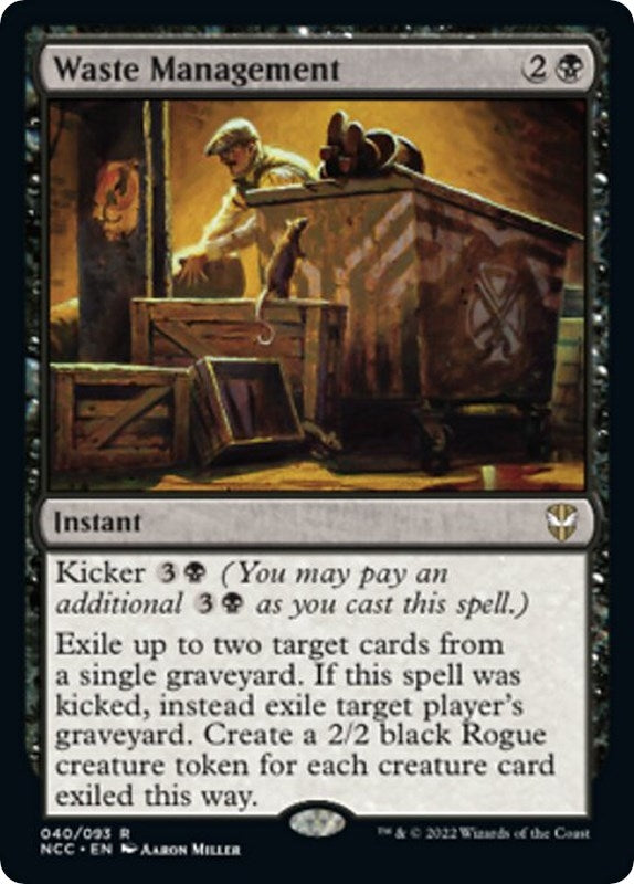 Image for Waste Management (40) (NCC) - Magic: The Gathering