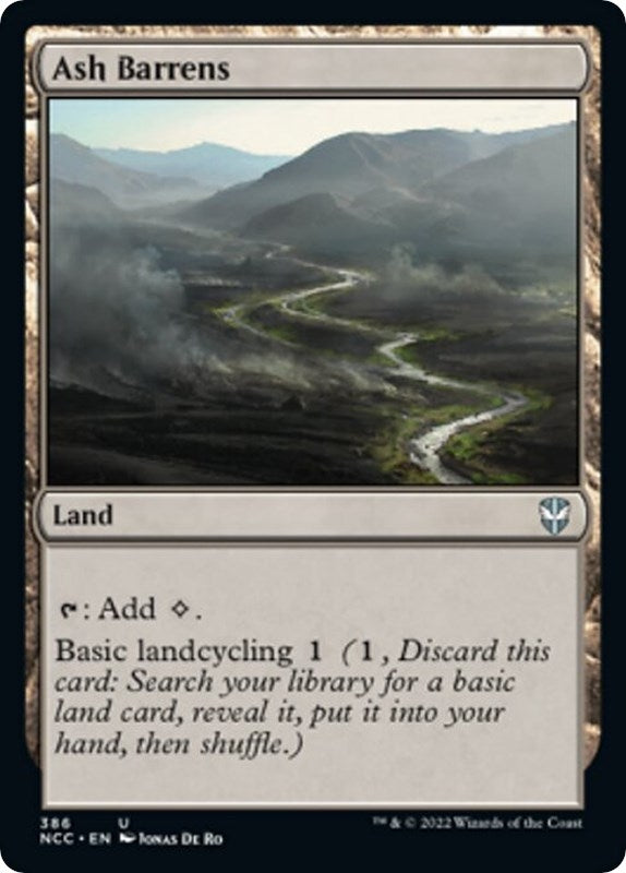 Image for Ash Barrens (386) (NCC) - Magic: The Gathering