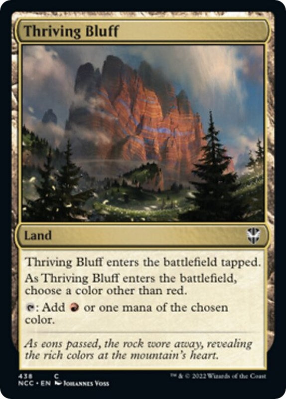 Image for Thriving Bluff (438) (NCC) - Magic: The Gathering