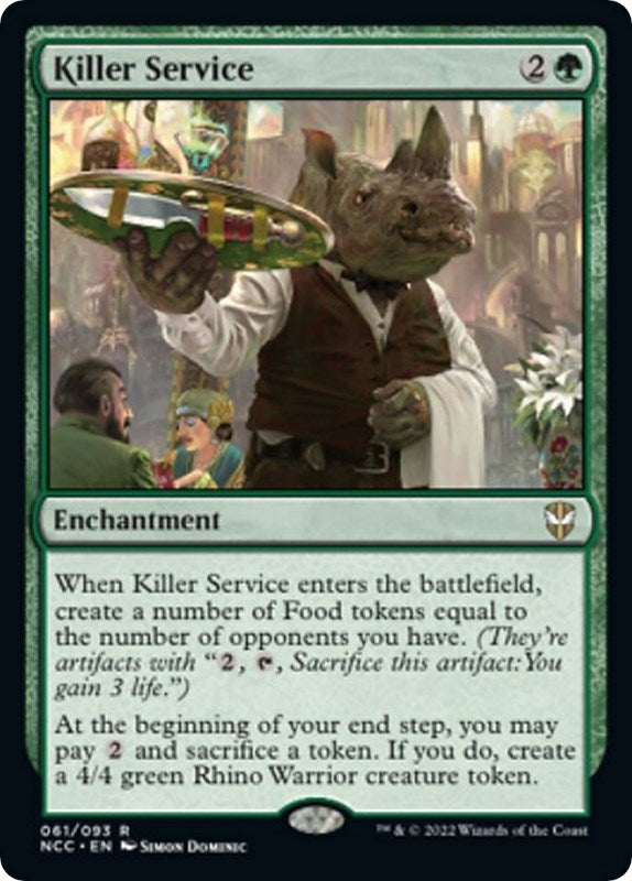 Image for Killer Service (61) (NCC) - Magic: The Gathering