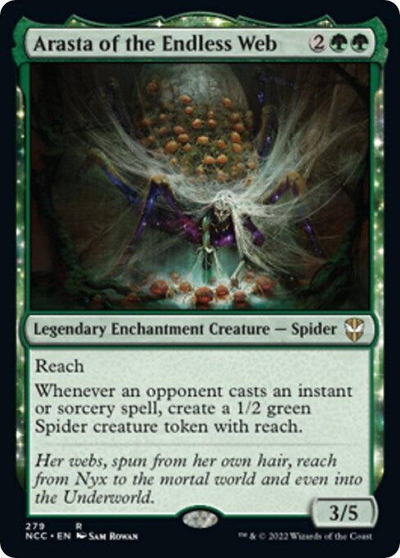Image for Arasta of the Endless Web (279) (NCC) - Magic: The Gathering