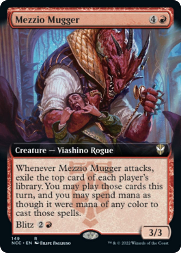 Image for Mezzio Mugger (Extended Art) (149) (NCC) - Magic: The Gathering