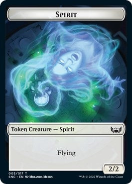 Image for Spirit Token (3) (SNC) - Magic: The Gathering
