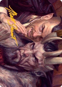 Image for A Little Chat Art Card (Gold-Stamped Signature) (12) (ASSNC) - Magic: The Gathering