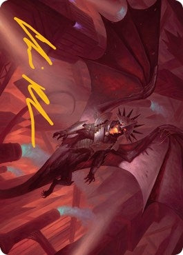 Image for Ziatora, the Incinerator Art Card (Gold-Stamped Signature) (33) - Magic: The Gathering