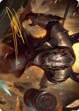 Image for Perrie, the Pulverizer Art Card (Gold-Stamped Signature) (43) (ASSNC) - Magic: The Gathering