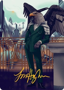 Image for Falco Spara, Pactweaver Art Card (67/81) (Gold-Stamped Signature) (67) (ASSNC) - Magic: The Gathering