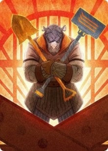 Image for Mr. Orfeo, the Boulder Art Card (70) (ASSNC) - Magic: The Gathering